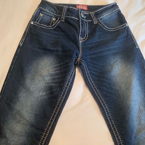 Red Ranch Jeans - Picture 2 of 3